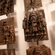 Plaques that form part of the Benin Bronzes are displayed at The British Museum on November 22, 2018 in London, England.